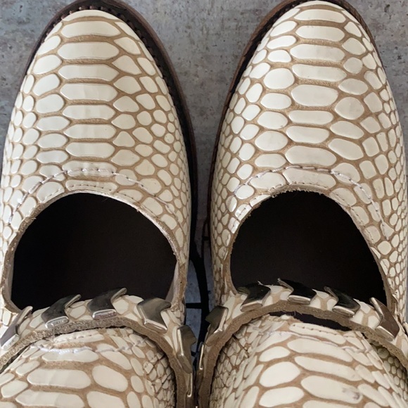 NWT Freebird White Snake Blade Size 7 - Picture 13 of 16